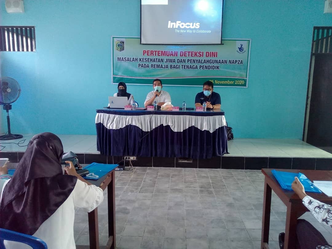 DIKES LOTIM GANDENG RSJ MUTIARA SUKMA BERTEKAD CETAK PESERTA DIDIK SEHAT JIWA RAGA TANPA NARKOBA. 